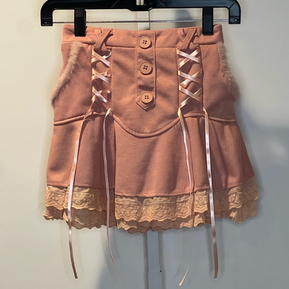 EUC* KAWAII MINI-SKIRT XS w/attn. to detail
